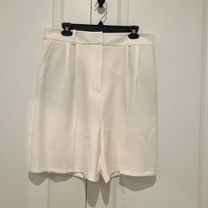 Brand new! Top shop! Knee length shorts. Off white size 12